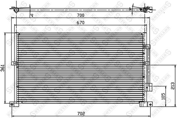 Stellox 10-45218-SX Радиатор кондиционера (Конденсатор) 1045218SX: Отличная цена - Купить в Польше на 2407.PL!