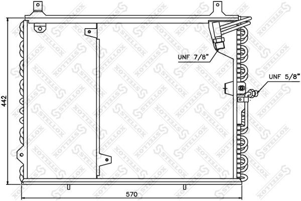 Stellox 10-45346-SX Радиатор кондиционера (Конденсатор) 1045346SX: Отличная цена - Купить в Польше на 2407.PL!