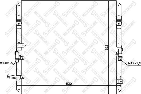 Stellox 10-45536-SX Радиатор кондиционера (Конденсатор) 1045536SX: Отличная цена - Купить в Польше на 2407.PL!