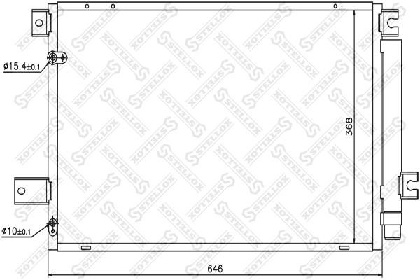 Stellox 10-45569-SX Радиатор кондиционера (Конденсатор) 1045569SX: Отличная цена - Купить в Польше на 2407.PL!