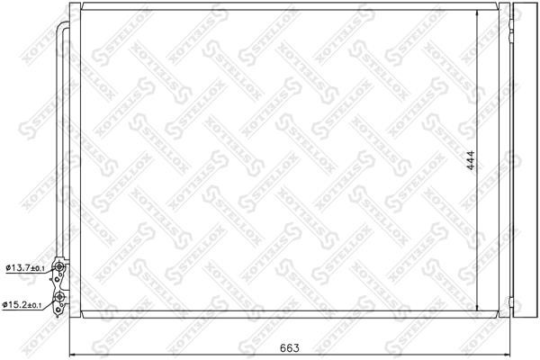 Stellox 10-45647-SX Радиатор кондиционера (Конденсатор) 1045647SX: Купить в Польше - Отличная цена на 2407.PL!