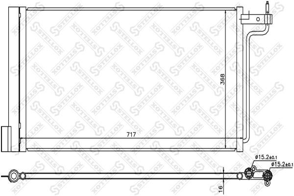 Stellox 10-45739-SX Радіатор кондиціонера (Конденсатор) 1045739SX: Приваблива ціна - Купити у Польщі на 2407.PL!