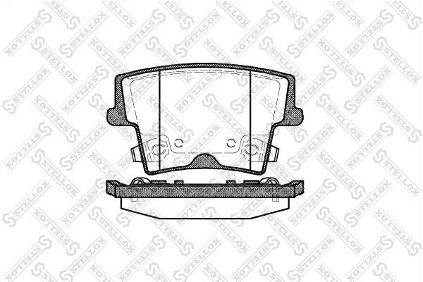 Stellox 1138 008-SX Brake Pad Set, disc brake 1138008SX: Buy near me at 2407.PL in Poland at an Affordable price!
