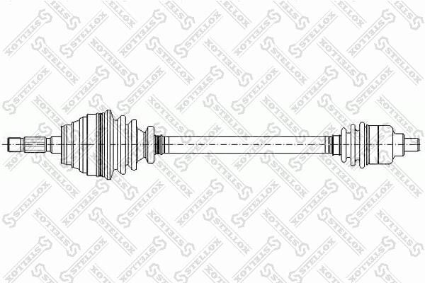 Stellox 158 1013-SX Drive shaft right 1581013SX: Buy near me in Poland at 2407.PL - Good price!