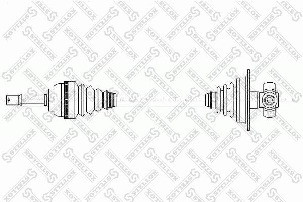 Stellox 158 1033-SX Drive shaft left 1581033SX: Buy near me in Poland at 2407.PL - Good price!