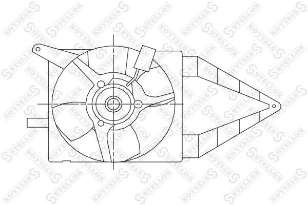 Stellox 29-99246-SX Hub, engine cooling fan wheel 2999246SX: Buy near me in Poland at 2407.PL - Good price!
