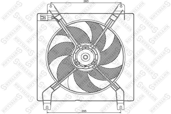Stellox 29-99254-SX Hub, engine cooling fan wheel 2999254SX: Buy near me in Poland at 2407.PL - Good price!
