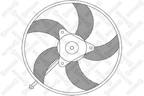 Stellox 29-99256-SX Hub, engine cooling fan wheel 2999256SX: Buy near me in Poland at 2407.PL - Good price!