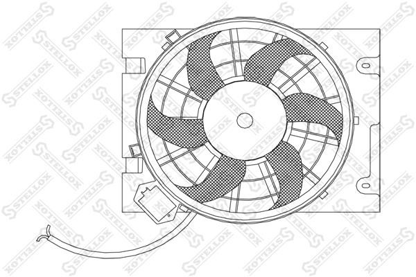 Stellox 29-99265-SX Hub, engine cooling fan wheel 2999265SX: Buy near me in Poland at 2407.PL - Good price!