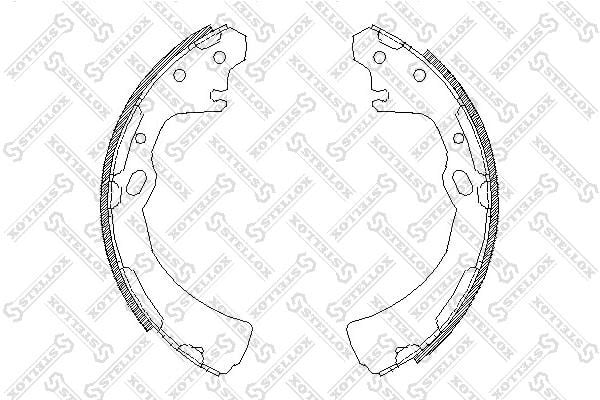 Stellox 395 100-SX Brake shoe set 395100SX: Buy near me at 2407.PL in Poland at an Affordable price!