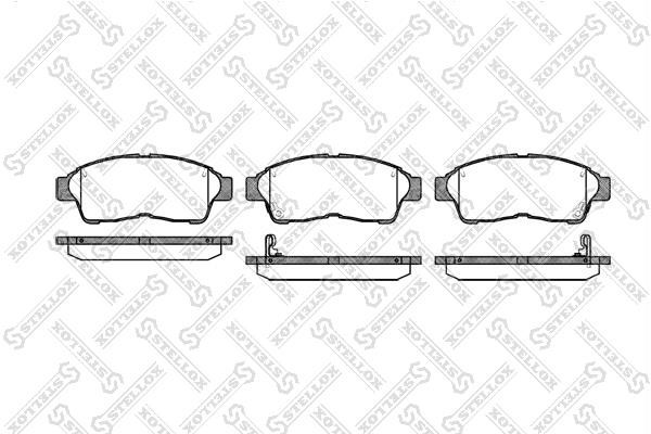 Stellox 413 002B-SX Тормозные колодки дисковые, комплект 413002BSX: Отличная цена - Купить в Польше на 2407.PL!