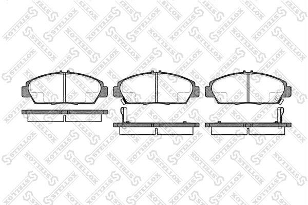 Stellox 417 002B-SX Scheibenbremsbeläge, Set 417002BSX: Kaufen Sie zu einem guten Preis in Polen bei 2407.PL!