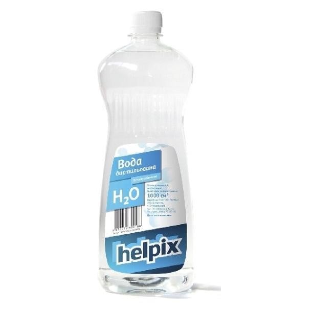 Helpix 4823075800186 Distilled water, 1 L 4823075800186: Buy near me at 2407.PL in Poland at an Affordable price!
