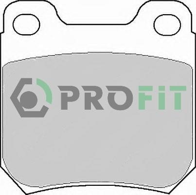 Profit 5000-0973 C Rear disc brake pads, set 50000973C: Buy near me in Poland at 2407.PL - Good price!