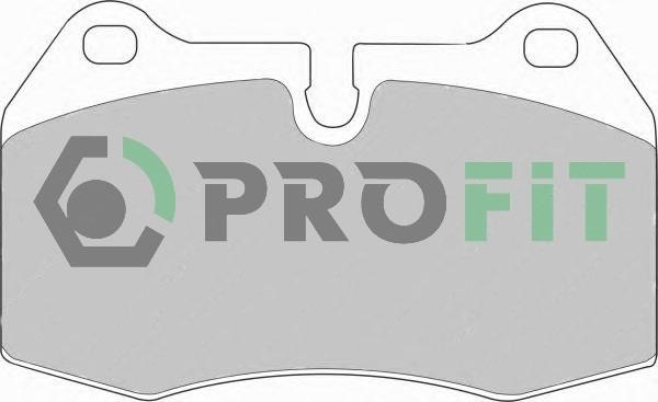 Profit 5000-0998 C Front disc brake pads, set 50000998C: Buy near me in Poland at 2407.PL - Good price!