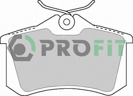 Profit 5000-1083 C Тормозные колодки дисковые задние, комплект 50001083C: Отличная цена - Купить в Польше на 2407.PL!