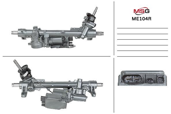 MSG ME104R-ARCH Рулевая рейка с ЭУР восстановленная ME104RARCH: Отличная цена - Купить в Польше на 2407.PL!