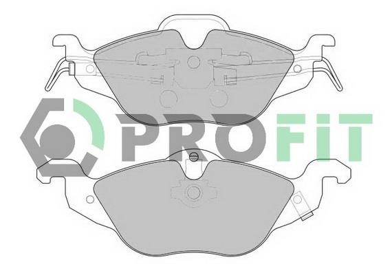 Profit 5000-1293 C Front disc brake pads, set 50001293C: Buy near me in Poland at 2407.PL - Good price!