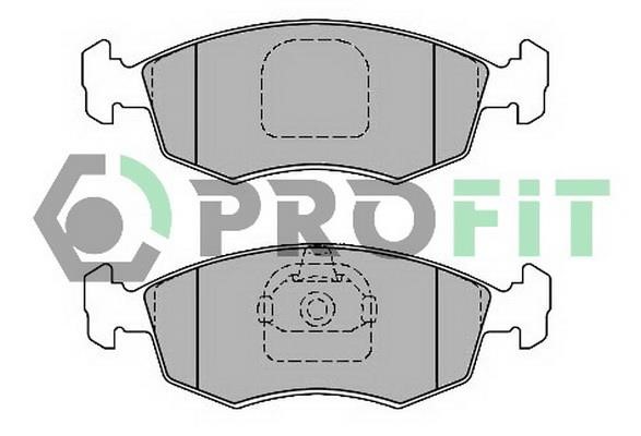 Profit 5000-1376 C Front disc brake pads, set 50001376C: Buy near me in Poland at 2407.PL - Good price!