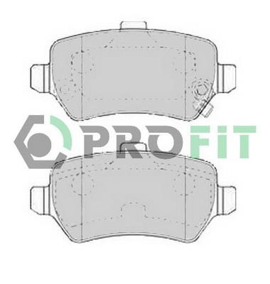 Profit 5000-1521 C Rear disc brake pads, set 50001521C: Buy near me in Poland at 2407.PL - Good price!
