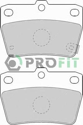 Profit 5000-1531 C Rear disc brake pads, set 50001531C: Buy near me in Poland at 2407.PL - Good price!