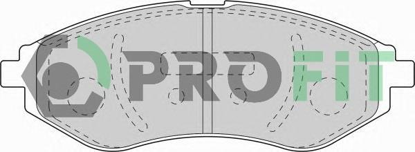 Profit 5000-1699 C Тормозные колодки дисковые передние, комплект 50001699C: Отличная цена - Купить в Польше на 2407.PL!