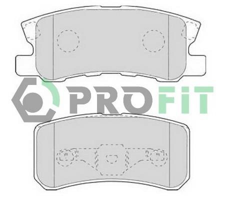 Profit 5000-1604 C Rear disc brake pads, set 50001604C: Buy near me in Poland at 2407.PL - Good price!
