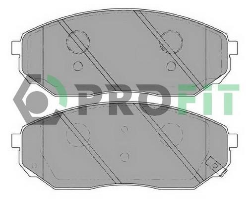 Profit 5000-1735 C Front disc brake pads, set 50001735C: Buy near me in Poland at 2407.PL - Good price!