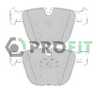Profit 5000-1672 C Rear disc brake pads, set 50001672C: Buy near me in Poland at 2407.PL - Good price!