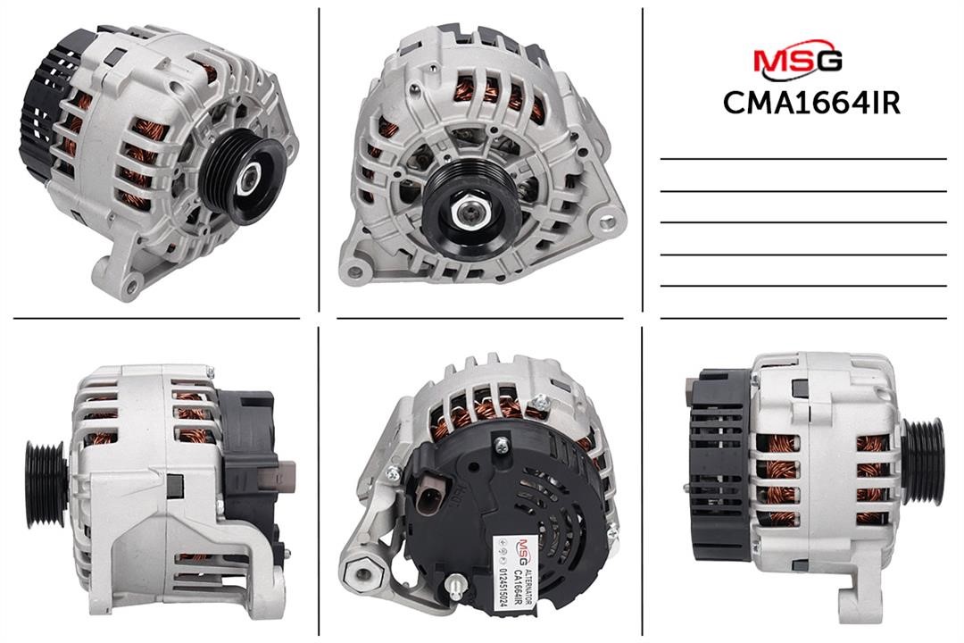 MSG CMA1664IR Alternator CMA1664IR: Dobra cena w Polsce na 2407.PL - Kup Teraz!