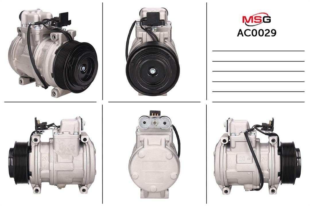 MSG AC0029 Compressor, air conditioning AC0029: Buy near me in Poland at 2407.PL - Good price!