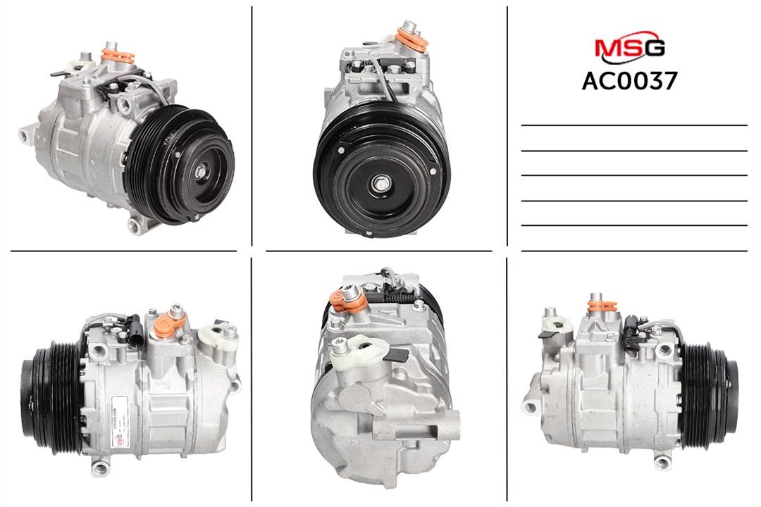 MSG AC0037 Compressor, air conditioning AC0037: Buy near me in Poland at 2407.PL - Good price!