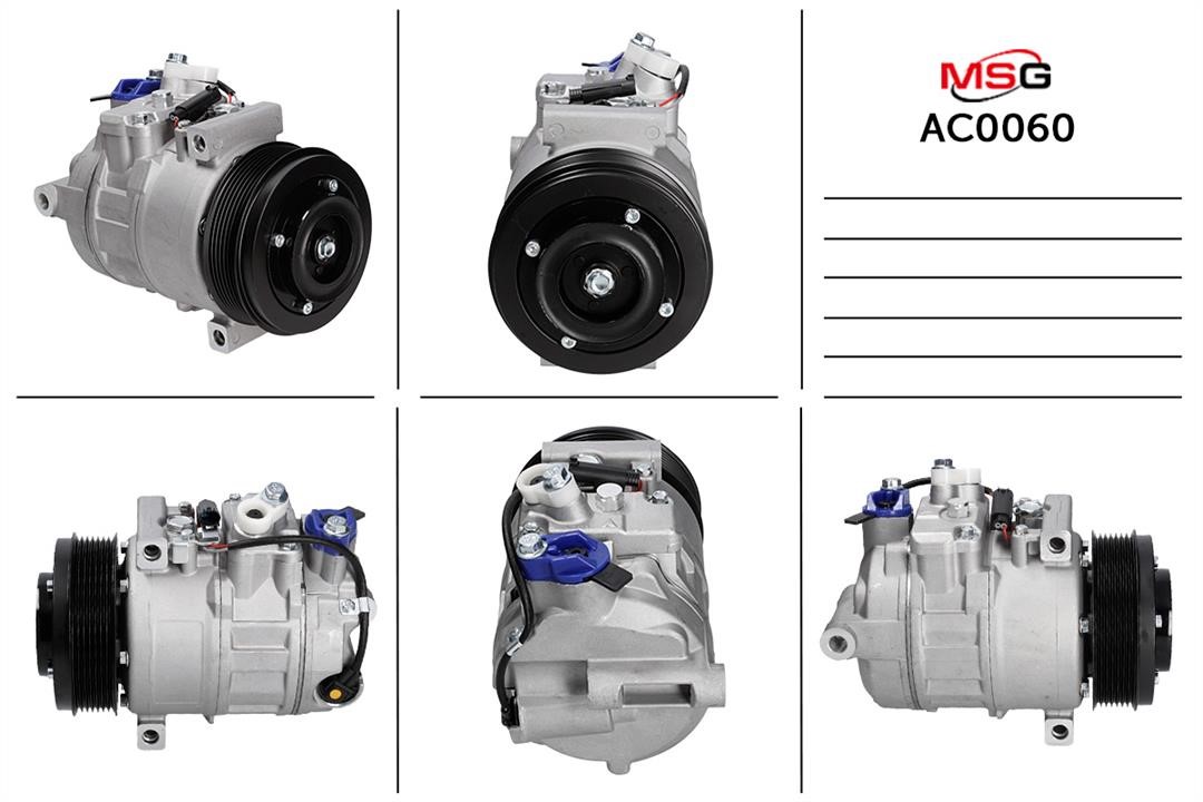 MSG AC0060 Compressor, air conditioning AC0060: Buy near me in Poland at 2407.PL - Good price!