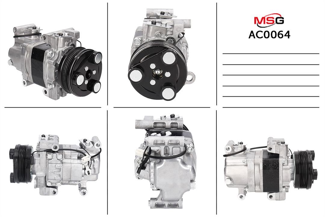 MSG AC0064 Компрессор кондиционера AC0064: Отличная цена - Купить в Польше на 2407.PL!