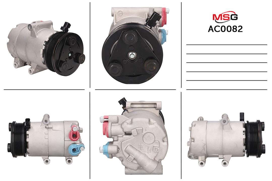 MSG AC0082 Compressor, air conditioning AC0082: Buy near me in Poland at 2407.PL - Good price!