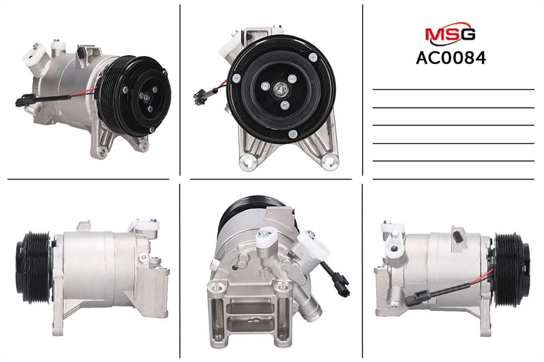 MSG AC0084 Compressor, air conditioning AC0084: Buy near me in Poland at 2407.PL - Good price!