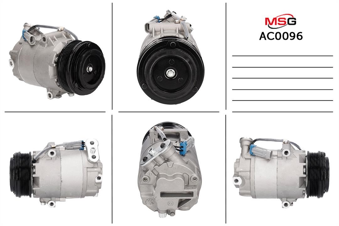 MSG AC0096 Compressor, air conditioning AC0096: Buy near me in Poland at 2407.PL - Good price!