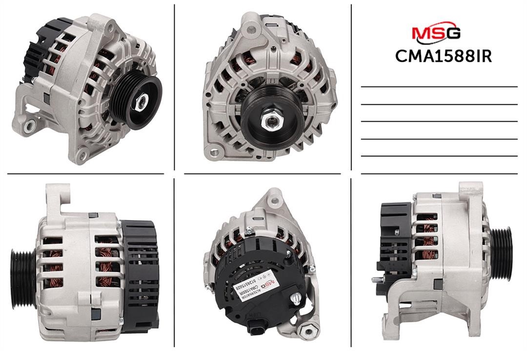 MSG CMA1588IR Alternator CMA1588IR: Buy near me in Poland at 2407.PL - Good price!