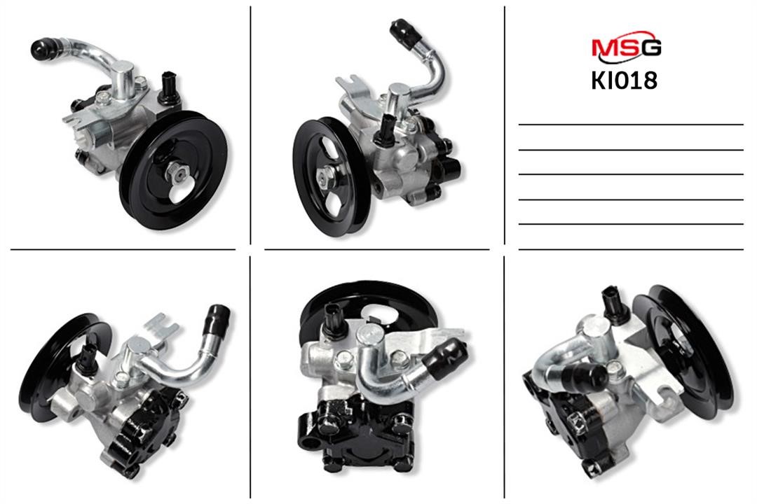 MSG KI018 Hydraulic Pump, steering system KI018: Buy near me in Poland at 2407.PL - Good price!