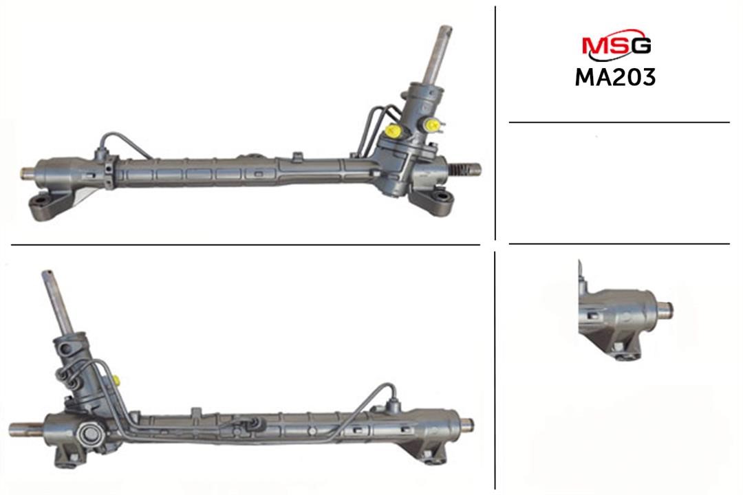 MSG MA203 Przekładnia kierownicza ze wspomaganiem hydraulicznym MA203: Dobra cena w Polsce na 2407.PL - Kup Teraz!