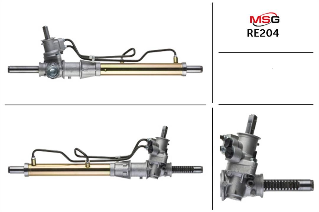 MSG RE204 Рулевая рейка с ГУР RE204: Отличная цена - Купить в Польше на 2407.PL!