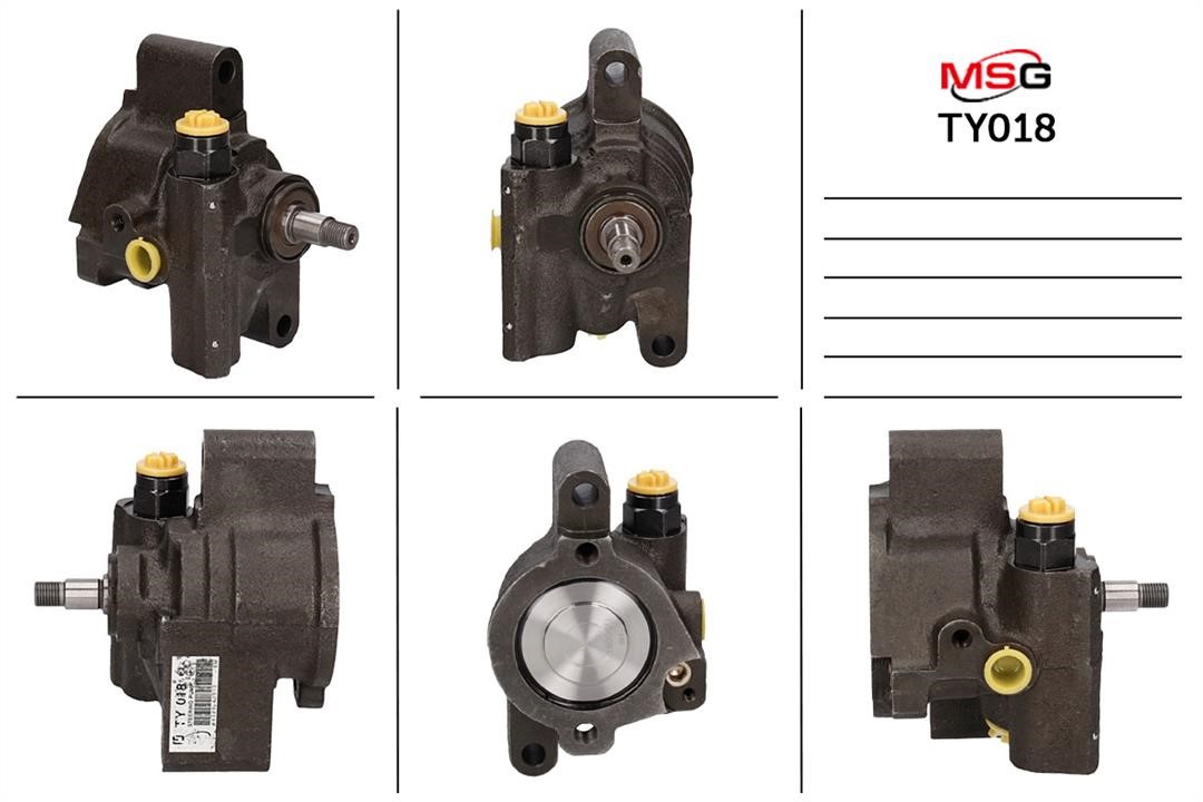 MSG TY018 Hydraulic Pump, steering system TY018: Buy near me in Poland at 2407.PL - Good price!