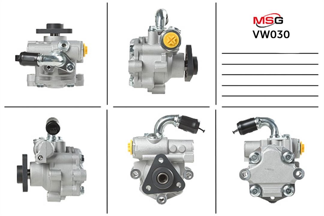 MSG VW030 Hydraulic Pump, steering system VW030: Buy near me in Poland at 2407.PL - Good price!