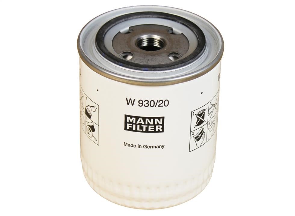 Mann-Filter W 930/20 Oil Filter W93020: Buy near me in Poland at 2407.PL - Good price!