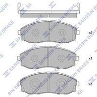 Sangsin SP1100 Тормозные колодки дисковые передние, комплект SP1100: Отличная цена - Купить в Польше на 2407.PL!