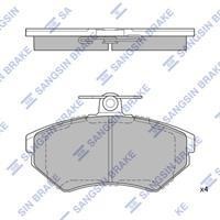 Sangsin SP1708 Тормозные колодки дисковые передние, комплект SP1708: Отличная цена - Купить в Польше на 2407.PL!