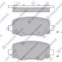 Sangsin SP1858 Rear disc brake pads, set SP1858: Buy near me at 2407.PL in Poland at an Affordable price!