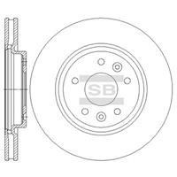 Sangsin SD4251 Front brake disc ventilated SD4251: Buy near me in Poland at 2407.PL - Good price!