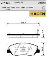 Sangsin GP1194 Тормозные колодки дисковые передние, комплект GP1194: Отличная цена - Купить в Польше на 2407.PL!