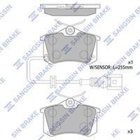 Sangsin SP1870 Rear disc brake pads, set SP1870: Buy near me in Poland at 2407.PL - Good price!